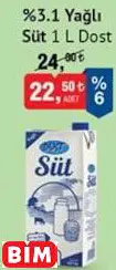 DOST %3.1 YAĞLI SÜT